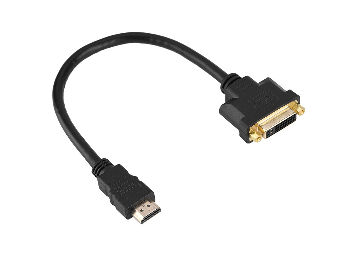 Adaptador Hdmi Macho Para Dvi 24+5 Fêmea (conversão De Interface Hdmi Para Dvi 24+5)