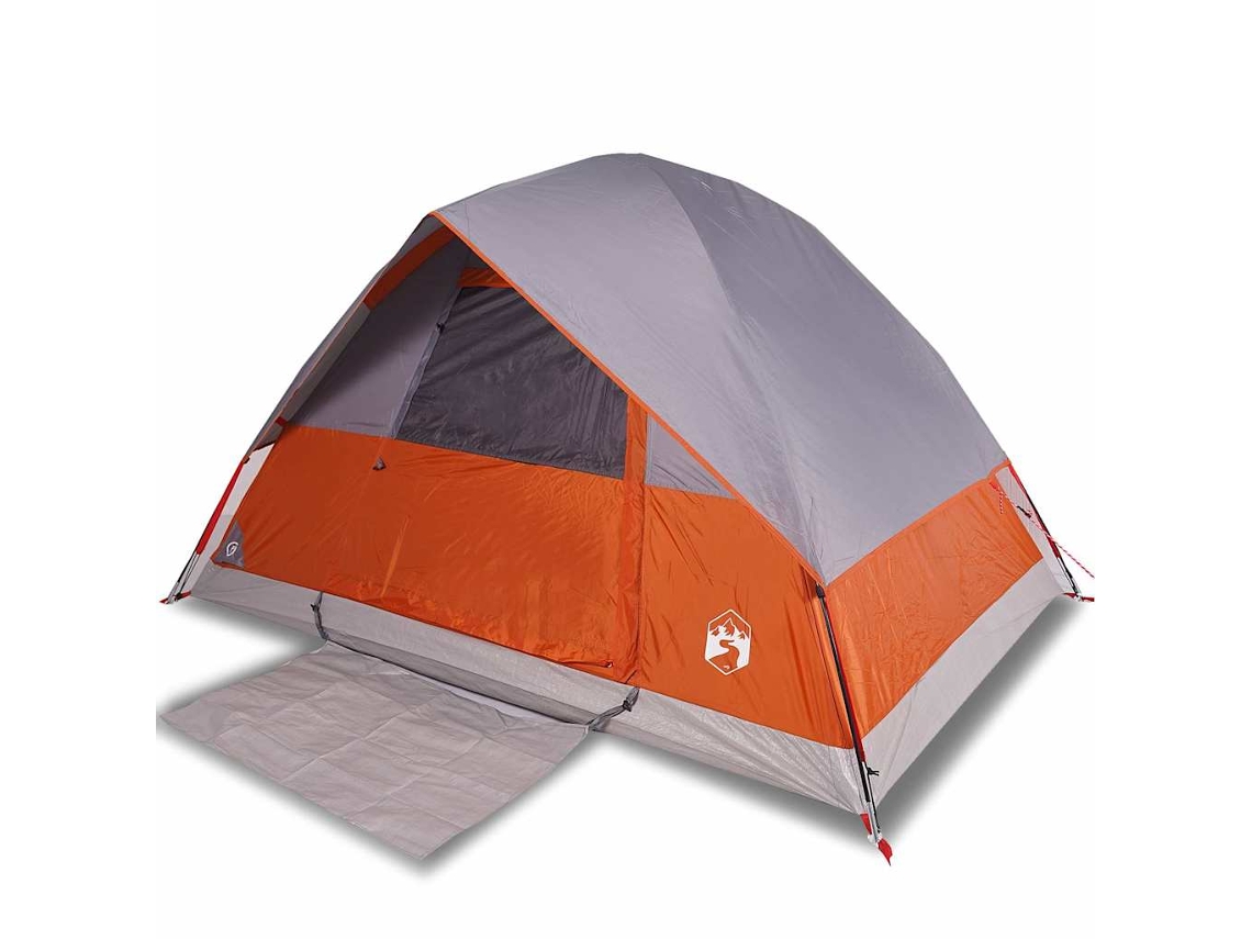 Camping Tent, Camping Tents Vidaxl Laranja Poliéster (4 Pessoas)