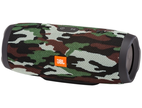 Coluna Bluetooth JBL Charge 3 Squad — Bluetooth | 10W | Bateria: até 20h