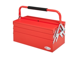 Caixa De Ferramentas Aço Cor Vermelho 45x22,5x34,5 Cm Durhand
