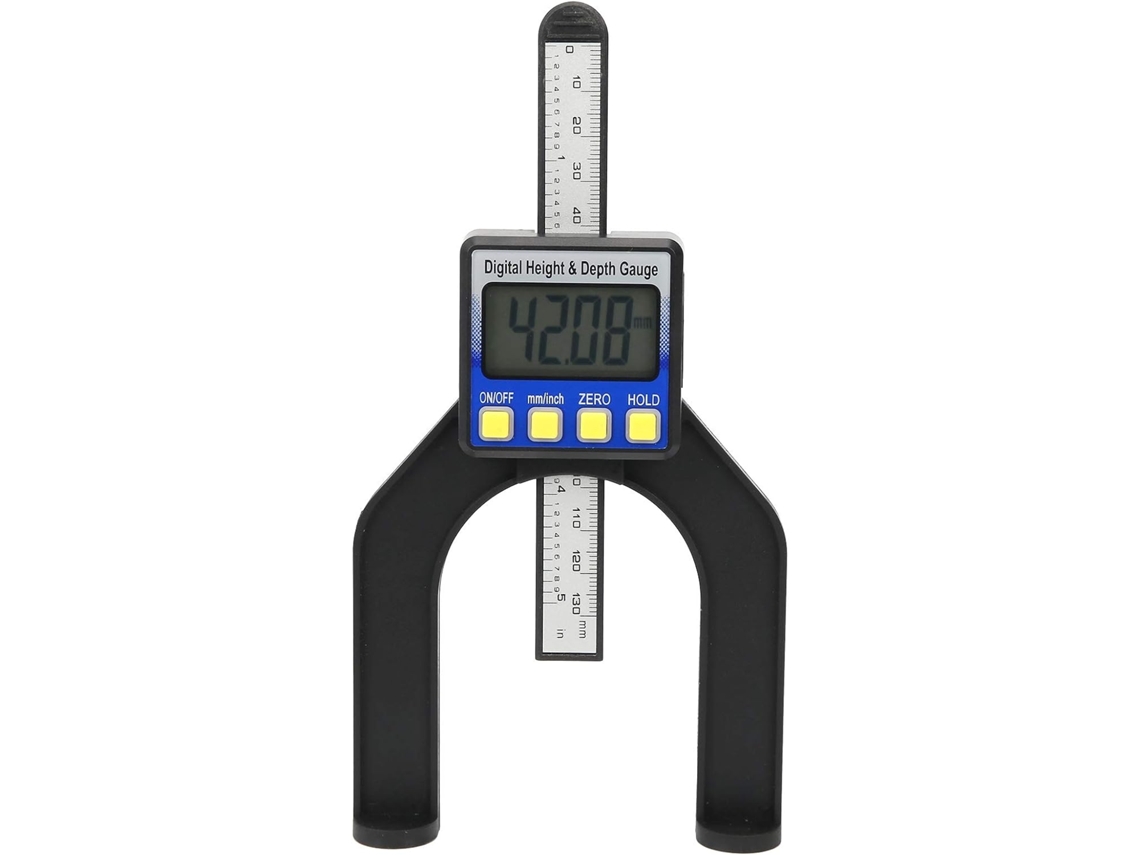 Medidor De Altura Digital, Régua Com Visor Grande Escala 0 A 80 Mm, Em
