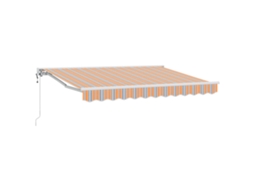 Conjunto 1 Toldo Retrátil Vidaxl Branco Alumínio (3 X 2,5 M)