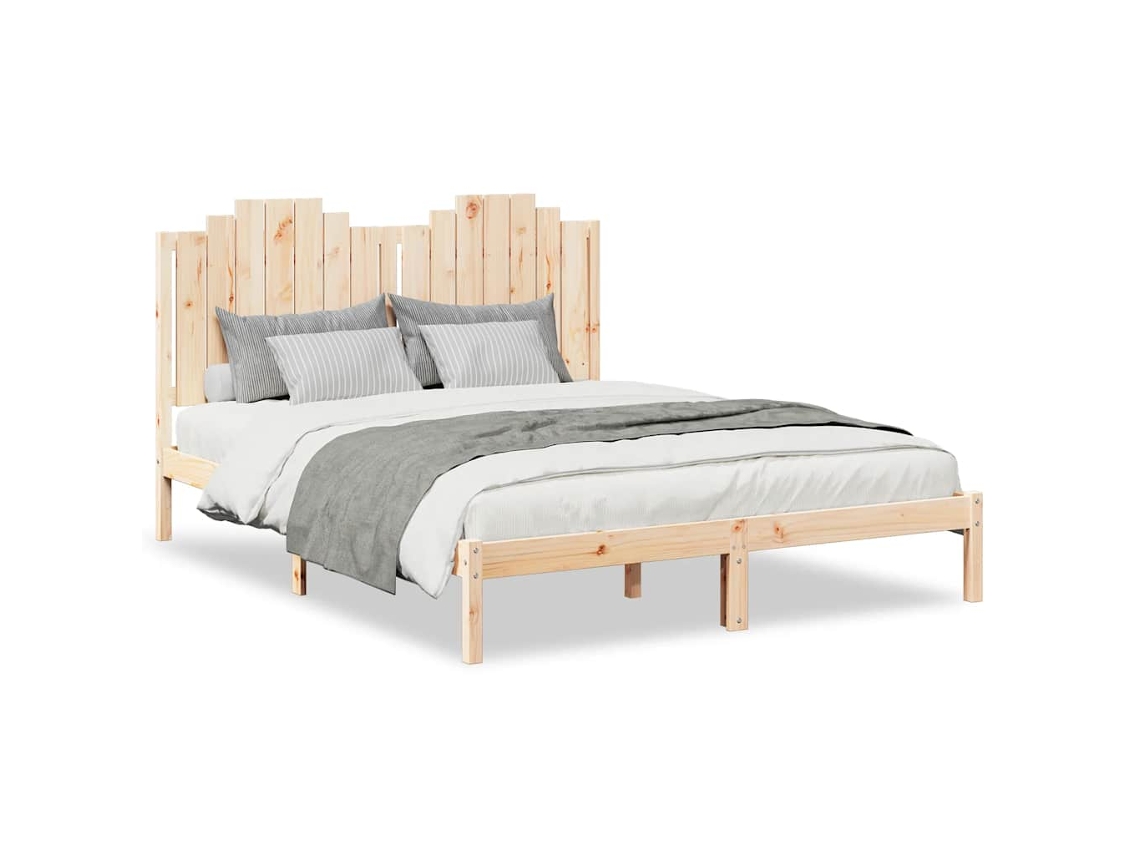 Cama Extra Longa Madeira Maciça MAISON EXCLUSIVE (140x210 cm)