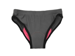 Calcinha Ciclismo Feminina Com 3d Preenchimento Short Leve Secagem Rápida Cinza Escuro Xl