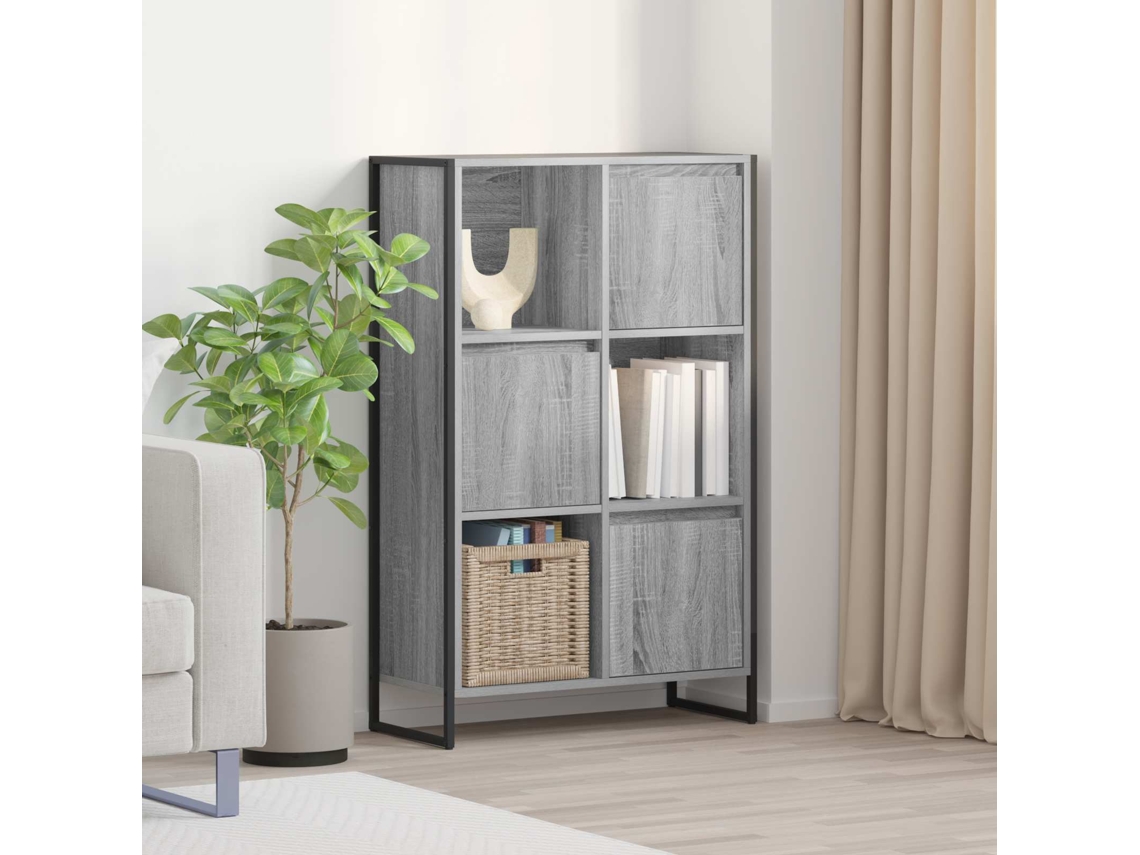 Vidaxl Gabinete De Livros 68 X 30 X 108,5 Cm Derivados De Madeira