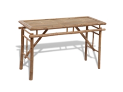 Maison Exclusive - Mesa De Cerveja Com 2 Bancos 100 Cm Bambu