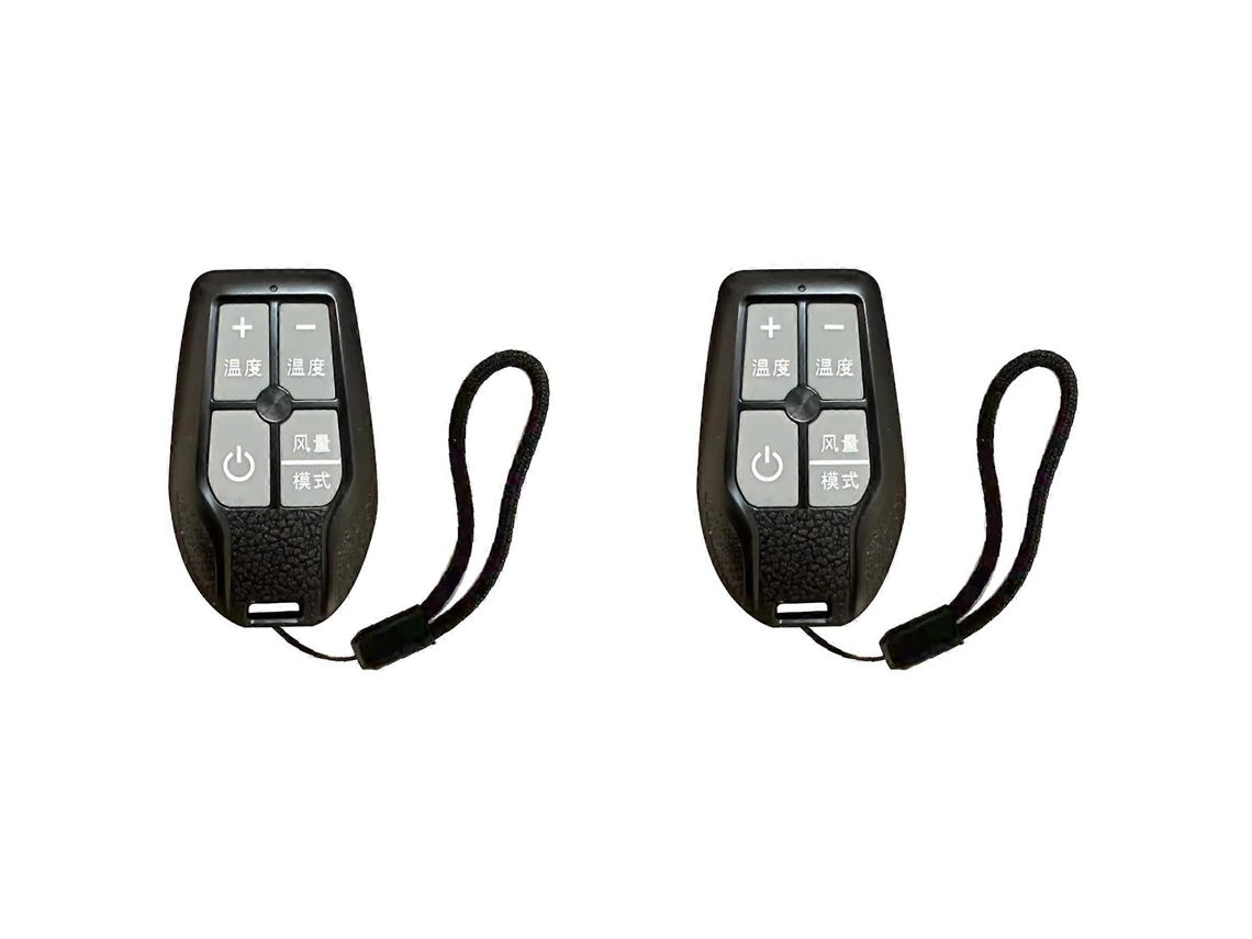 2 Controles Remotos Universais Para Ar Condicionado Compatíveis Com Todas As Principais Marcas E Modelos De Ar Condicionado - Fácil Configuraçã_glo