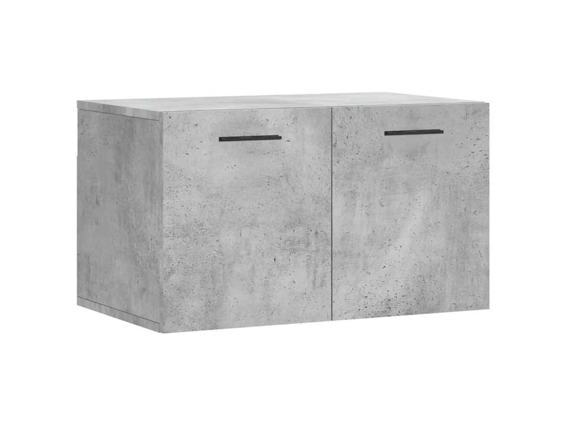 Wall Cabinet, Wall Cabinets Vidaxl Cinzeto Madeira Processada (60 X 36.5 X 35 Cm)