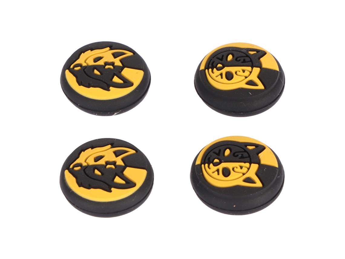 Kit de 4 Protetores de Polegar de Silicone Profissionais Antiderrapantes para Nintendo Switch, Switch Lite e Switch Oled CHABERLU