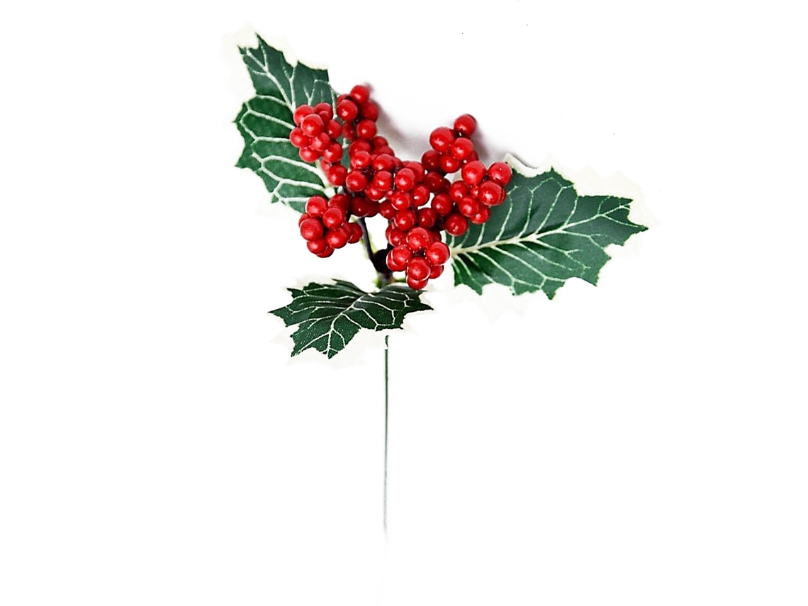 Pack de 10 Ramos de Fruta Vermelha Natal LAXISCREED