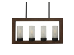 Candeeiro de Teto Dkd Home Decor Castanho Alumínio Cristal 52 X 6 X 26 Cm