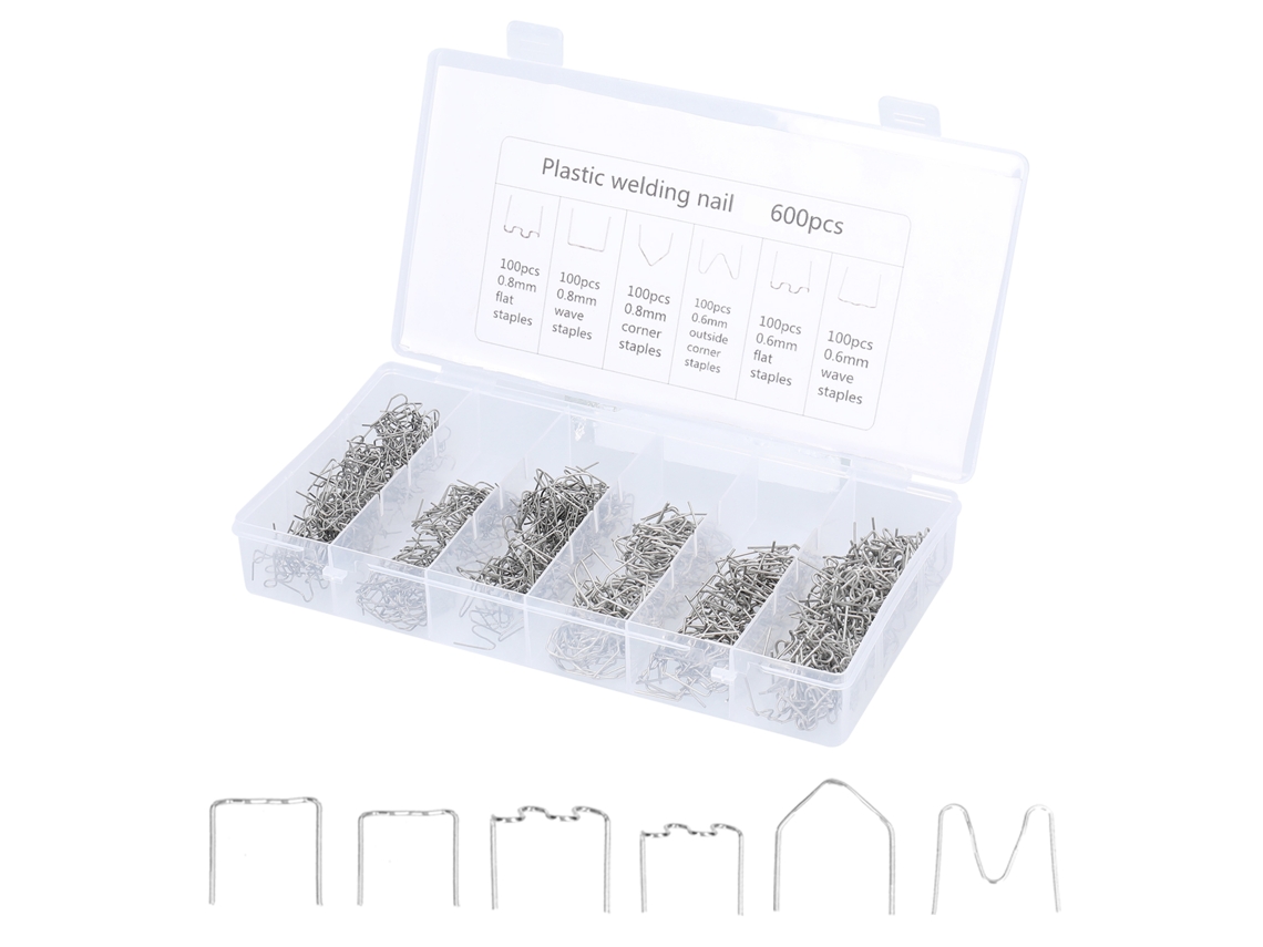 Kit De Grampos Para Reparação Da Aparência De Plásticos, Arame De Solda Para Para-choques De Carros E Máquinas De Solda De Plásticos