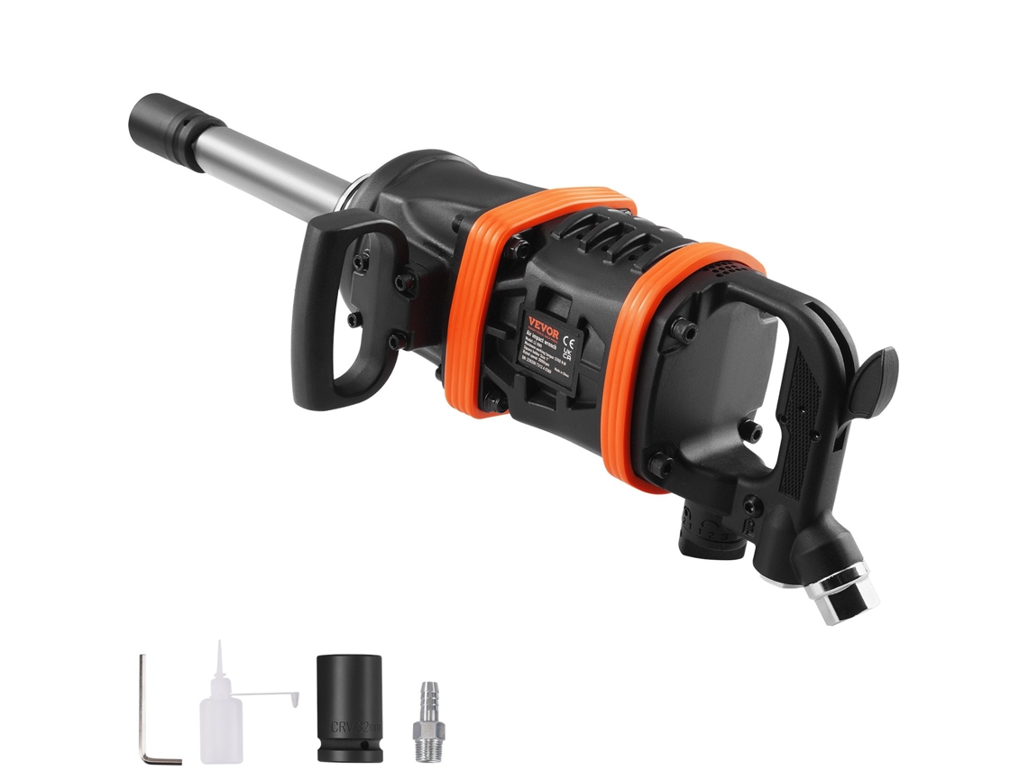Chave De Impacto Pneumática Vevor De 1 Polegada Com Torque De Saída De 5175 Pés Libras