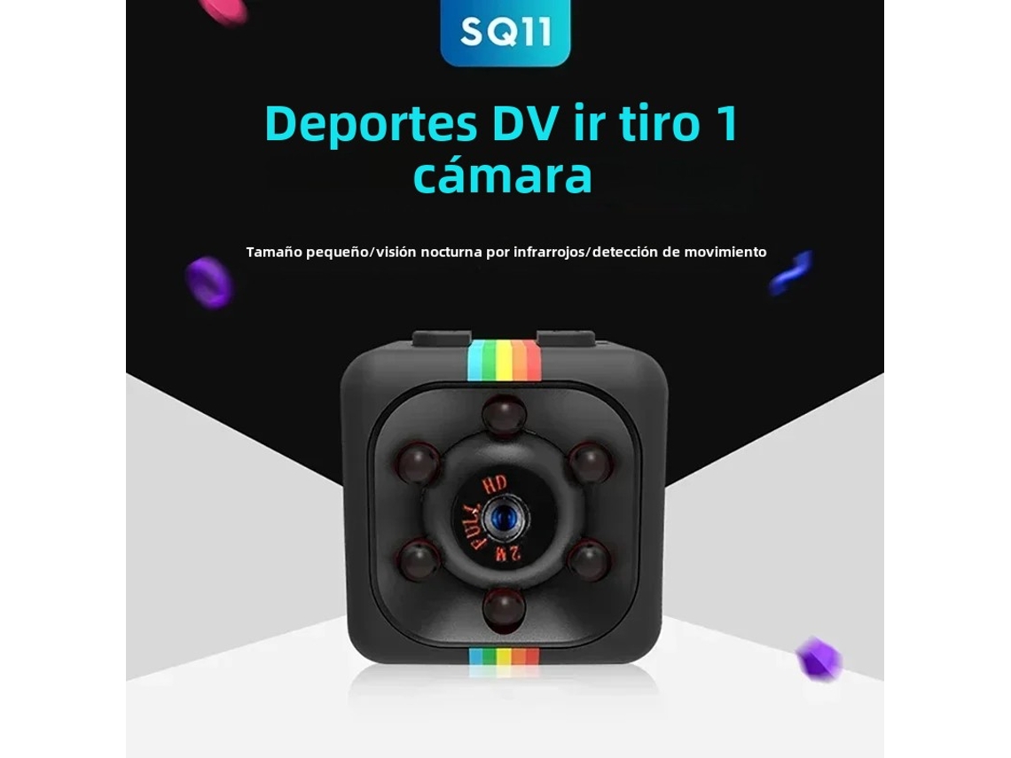 Câmera para Drone Sq11 Mini Hd, Cartão de Visão Noturna, Gravação Dire MDUG