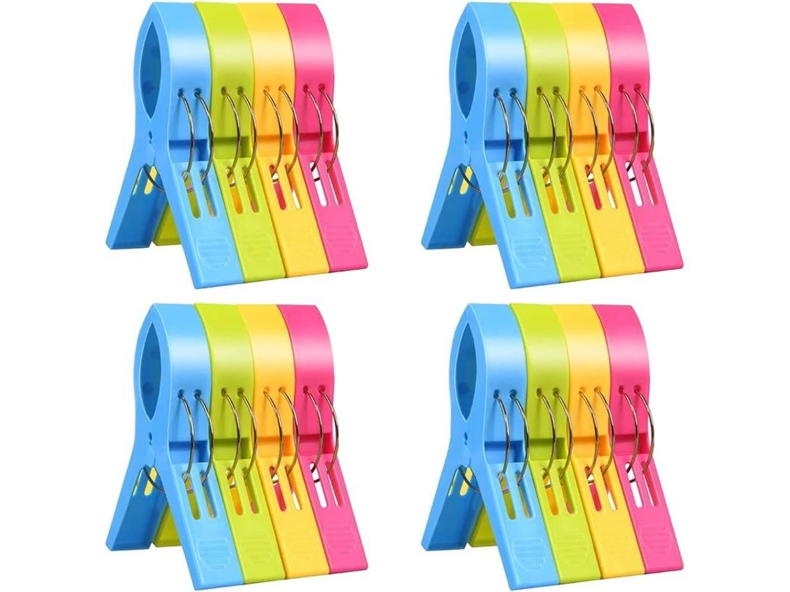 Gavetas de roupa, clips para toalhas de praia, 16pcs, duráveis NOVA LINE