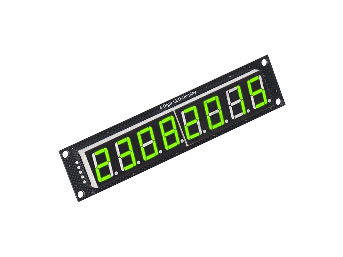 Módulo Display Led Tubo 8 Dígitos Verde 0.56"