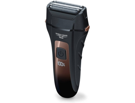 Máquina de Barbear BEURER HR7000 (Autonomia 60 min - Mista) — Sistema de lâmina tripla de alta qualidade Inclui aparador de detalhes Cabeça removível IPX6 - Resitente à água   Utilização por bateria ou corrente elétrica  Inclui tampa de proteção, escova e mala de acondicionamento
