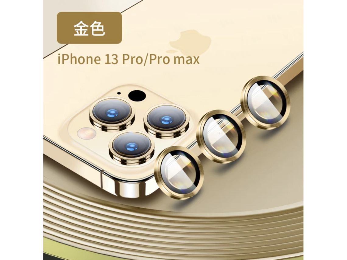 Padrão De Cd - Dourado, Pacote Com 3 Unidades De 13pro/13promax (caixa De Cristal)