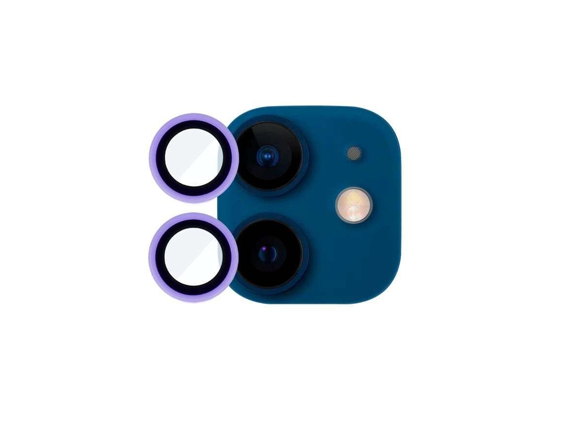 Protetor de Lente Fluorescente Malva para iPhone 12 LA CASA DE LAS CARCASAS