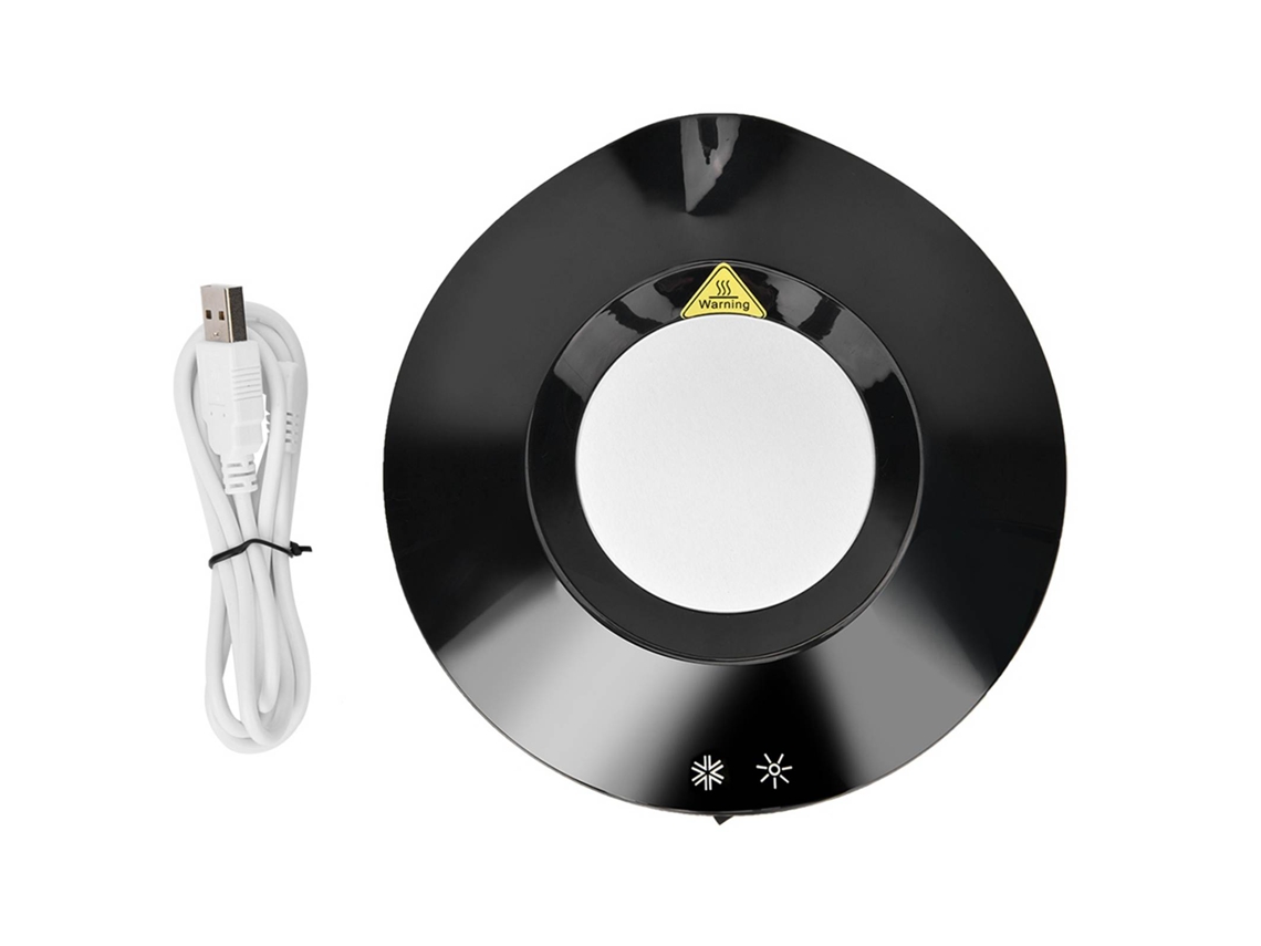 Aetheria base Usb Coaster para Copo de Café com Função Frio e Quente para Escritório e Lar (preto)