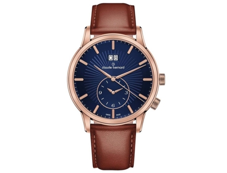 Relógio CLAUDE BERNARD Stf Classic 2Nd Time Zone 62007-37R-Buir