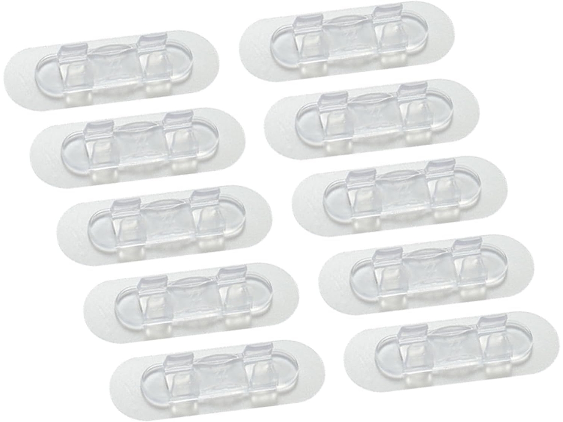 Conjunto De 10 Passa-cabos De Parede, Autoadesivo Com Uso Prático