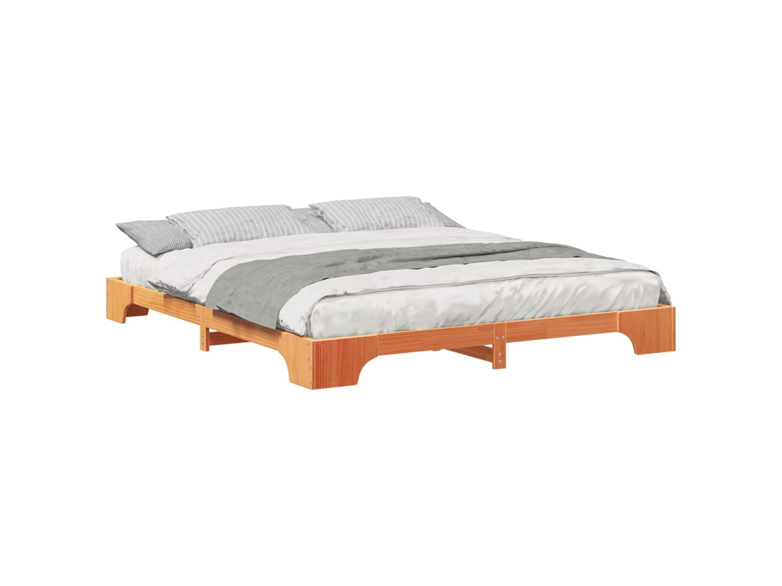 Estrutura da Cama Castanho 200 X 220 Cm MAISON EXCLUSIVE