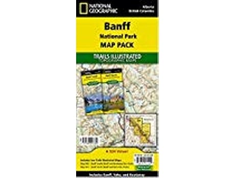 Livro Banff National Park map Pack Bundle de National Geographic Maps (Inglês)