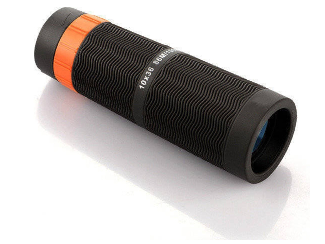 Telescópio Monocular 10x36 Hd Bak4 Prisma Fmc Adaptador Smartphone Concertos Pássaros Caça Preto Bestvite (145)