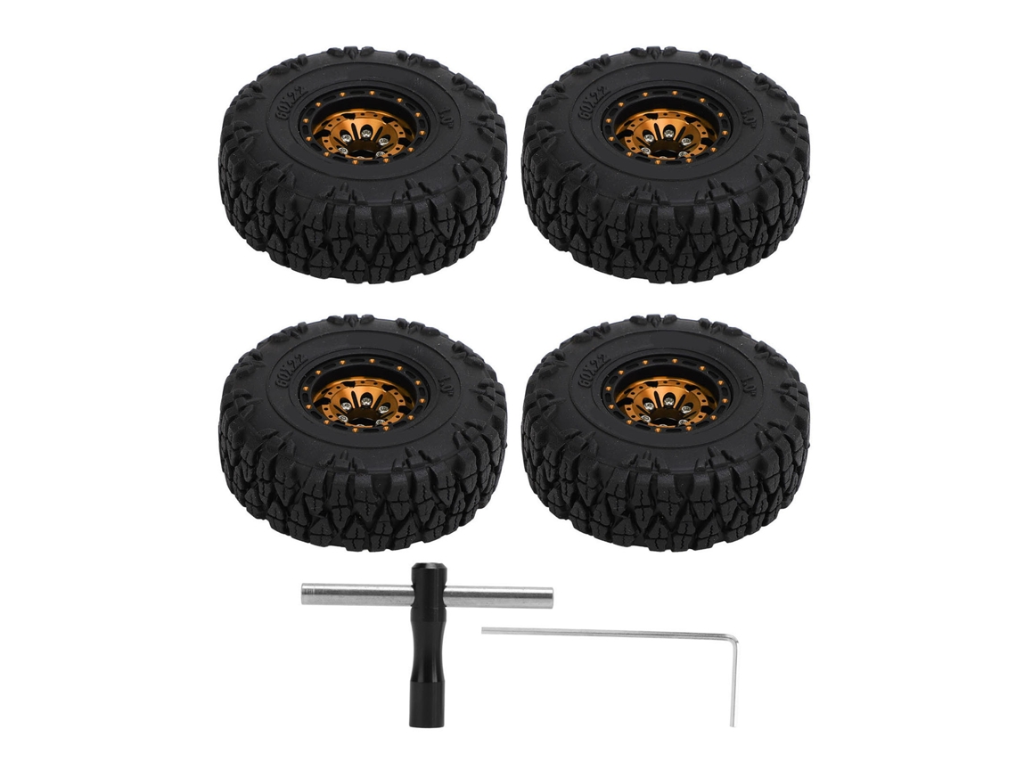 Rodas Pequenas Laxiscreed 1.0 Polegadas Para Carro De Escalada 1/18 E 1/24 Em Ouro