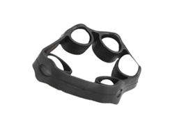 Urbannova-stretcher Para Mão De Silicone 3kg Preto Fortalecimento