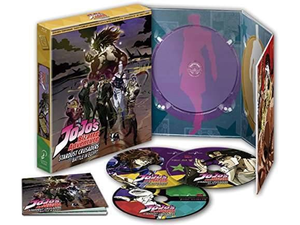Blu-Ray Jojos Bizarre Adventure Stardust Crusaders Egypt Arc Temporada 2 (Edição em Espanhol)