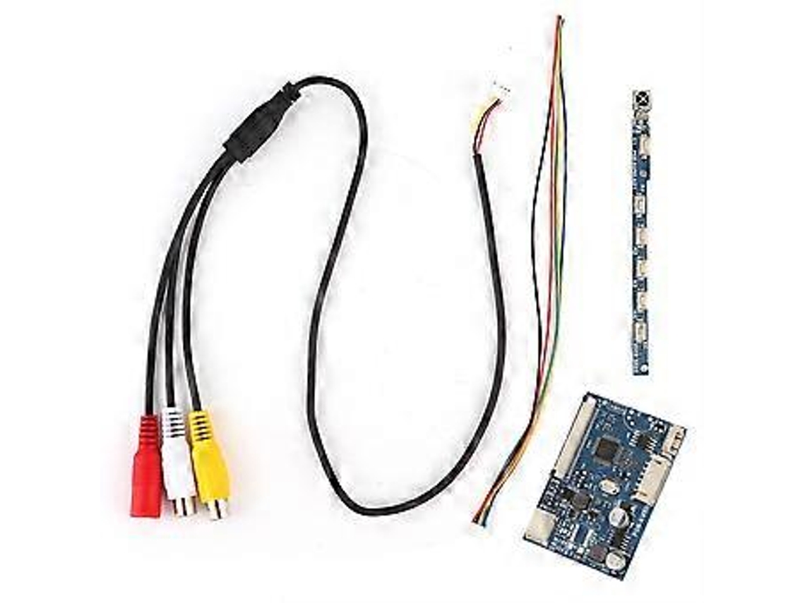 Módulo De Placa De Driver Simples De 50 Pinos, Entrada De Sinal Av De 2 Canais Para Tela Lcd De 7/9/10,1 Polegadas Aquaforge