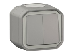 Controle Legrand Para Função De Interruptor Duplo Ou Interruptor Bidirecional 10a Cinza