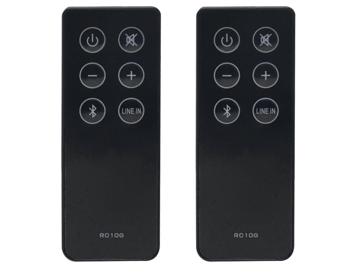 2 Controles Remotos Rc10g De Substituição Para Caixas De Som De Estante Edifier Rc10g R1700bt R1700bt