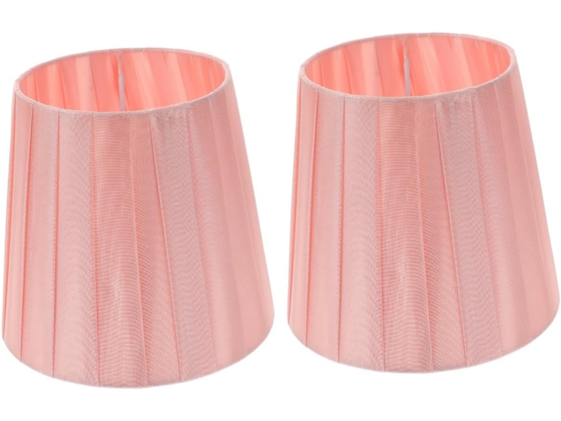 Conjunto De 2 Cúpulas De Reposição Para Abajur De Cabeceira Com Encaixe, Em Tecido Macio, Para Uso Doméstico.