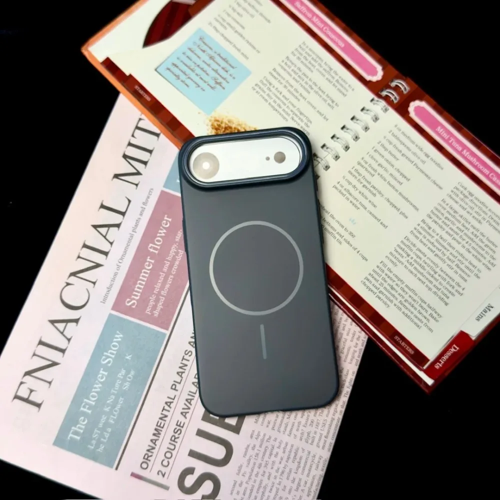 (cinza, Iphone 13) Capa Magnética Fosca Ultrafina Para Celular, Feita De Material De Pc Macio, Compatível Com Carregamento Sem Fio.