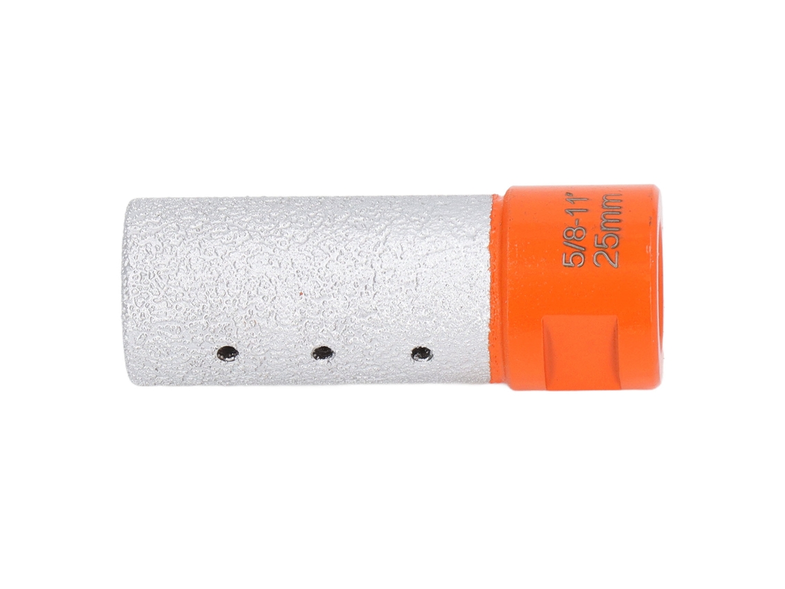 Broca diamantada para fresar e alargar furos, ideal para granito e quartzo, 25 mm