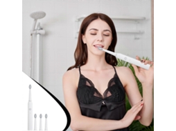 Escova De Dentes Elétrica Zkccnuk, Silenciosa, Portátil, Com Temporizador Inteligente, Classificação Ipx7 De Resistência À Água E Vibração.
