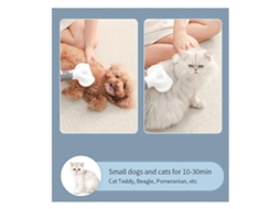 Secador de Pelos 3 em 1 para Cães e Gatos: Silencioso, com Escova e Pente para Tosar Filhotes e Gatinhos. TAISHENGDA