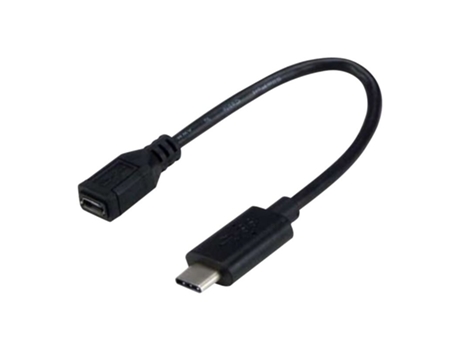 Adaptador Fêmea MCL SAMAR Usb 3.1 Tipo C / Usb 2.0 Micro B (17 cm)