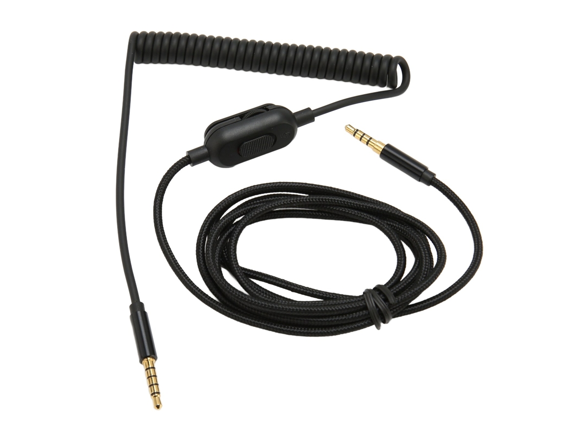 Cabo Enrolado para Fones Astro A10 A30 A40 com Controle de Volume e Mudo, 2m S/MARCA