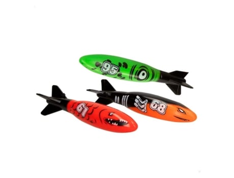 Juego Acuático Torpedo Buceo Piscina 3 Unidades 37731 Color Baby Colorbabyp24