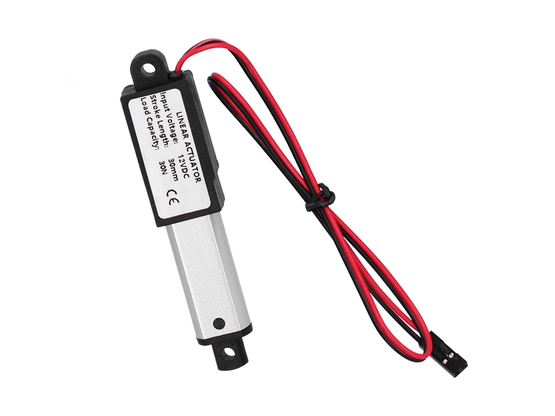 Atuador Linear Elétrico Mini À Prova D'água 12v 30mm