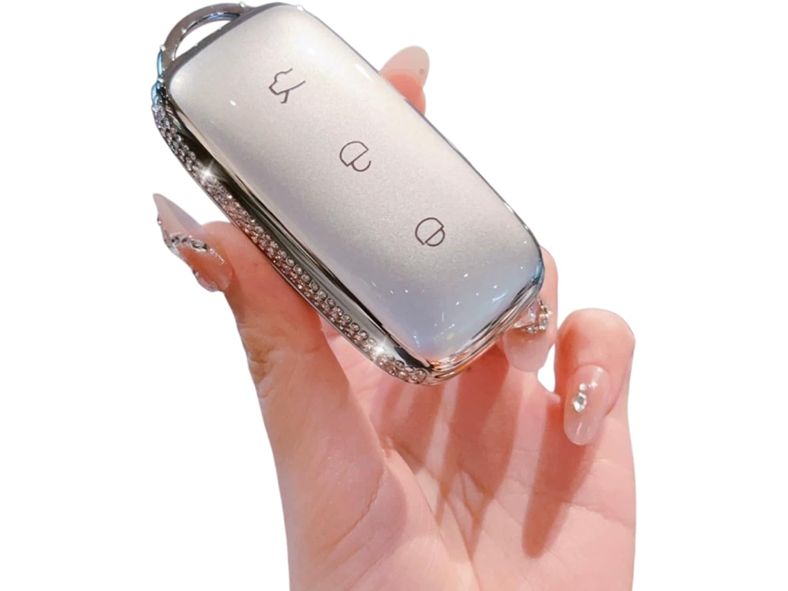 Capa Com Chave Para Geely Ex5 2024 2025 2026-galaxy Em I Starray Resistente E Elegante Tpu 2026-branca