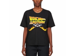 Rockinstone Back To The Future Movie Btf Car Black Adult T-shirt Size:s