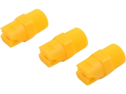 Pacote Com 20 Bicos De Pulverização Planos Rosca Macho Bspt 1/4",