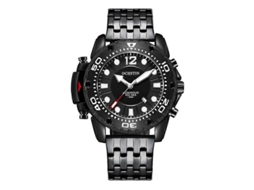 Relógio Masculino Multifuncional De Quartzo Ochstin 7249 Com Pulseira De Aço.