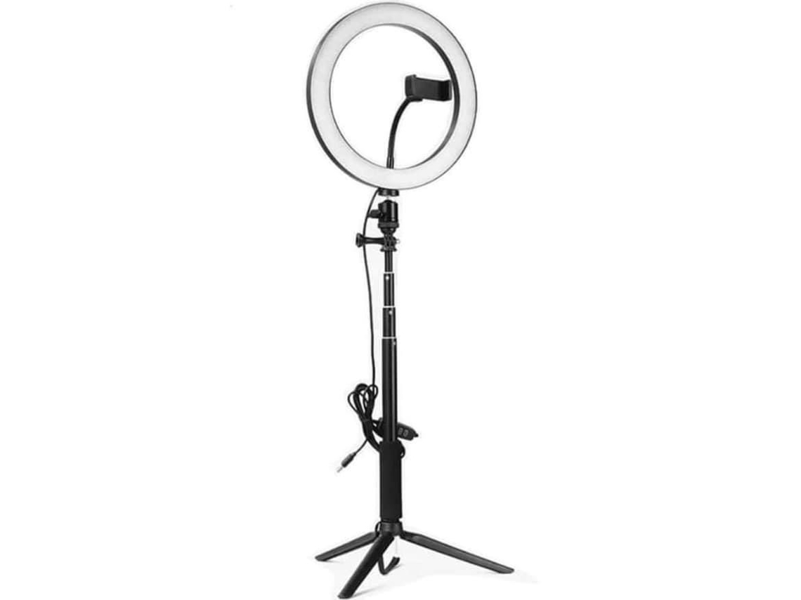 Ringlight com Tripé DiâMetro 32Cm Usb com Comando Tripé 2.10M