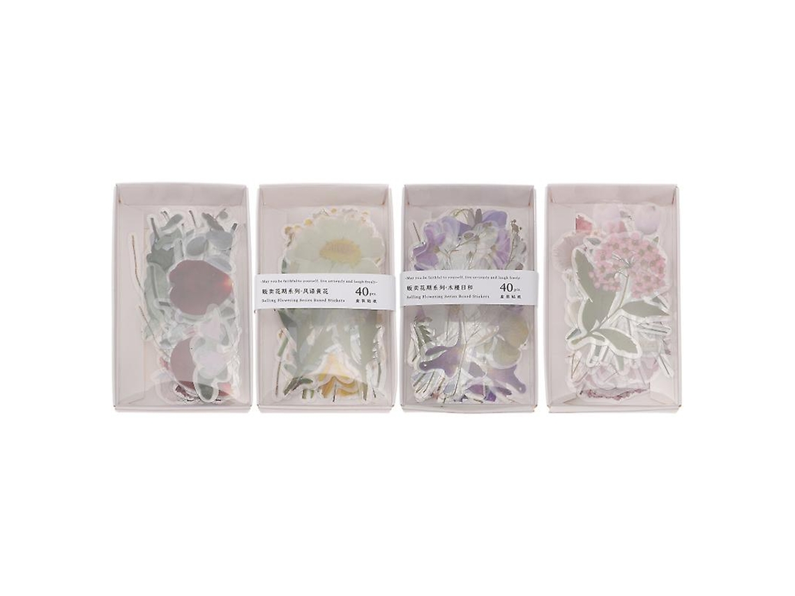 4Pcs Adesivos de Papelaria ALLINLESS
